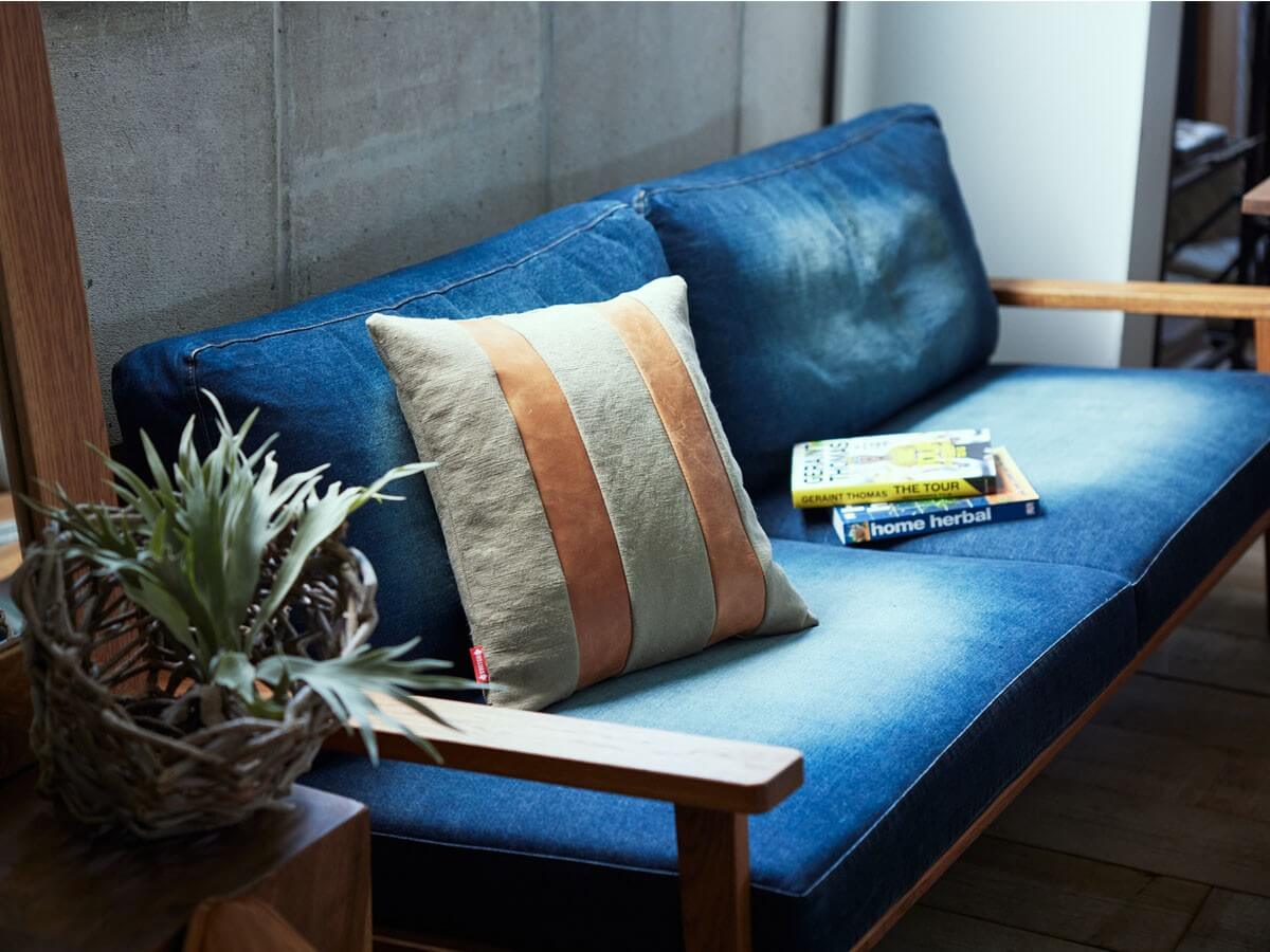 オーランド 3人掛けソファ（児島デニム）