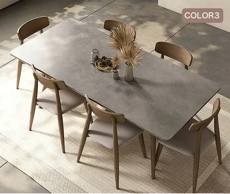 セラミック天板のダイニングテーブル